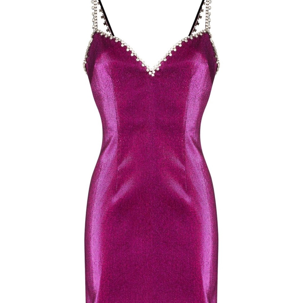 COPY - Crystal embellished area mini dress